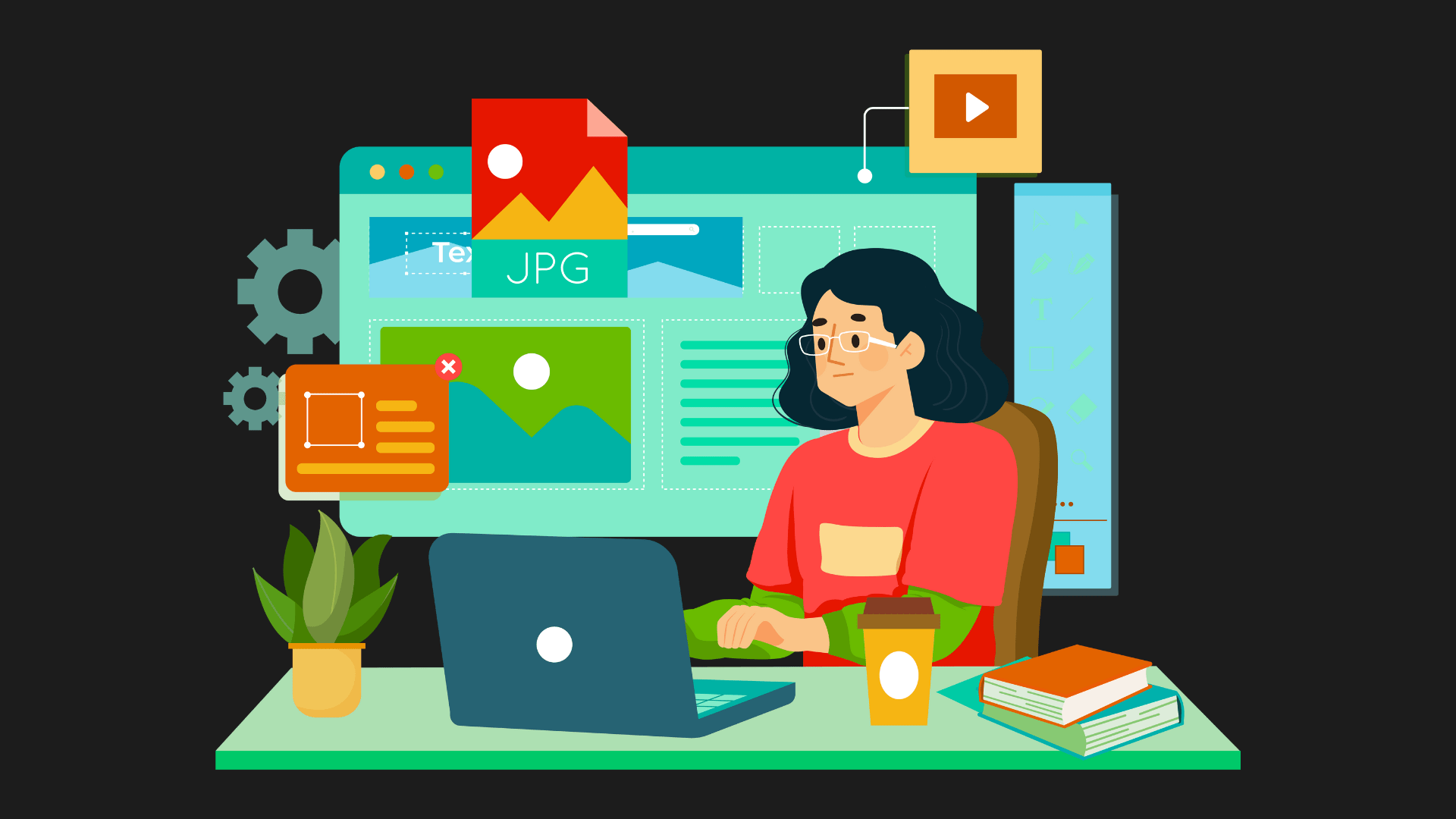 frontend developer illustration